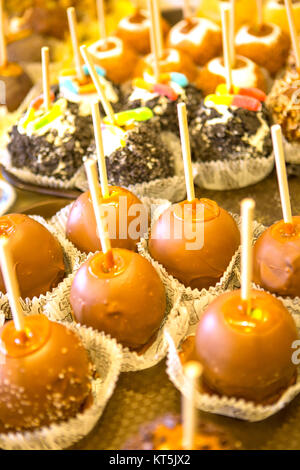 candy apples, Solvang, California Stock Photo