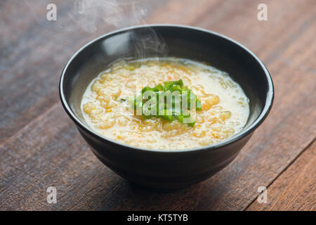 Congee bowl ready to serve Stock Photo
