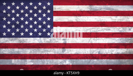 USA national flag background in vintage style Stock Photo