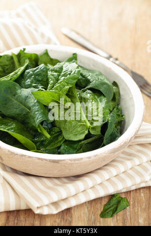 Fresh spinach leaves. Stock Photo