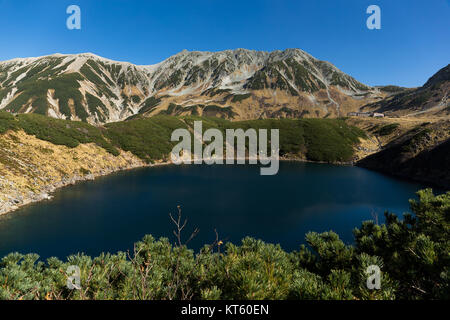 Lake in Tateyama mountain Stock Photo