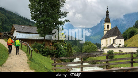 Hiking in Bavaria, Germany Stock Photo