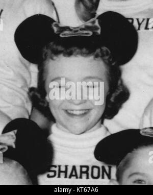 The Mickey Mouse Club Mouseketeers Sharon Baird 1956 Stock Photo