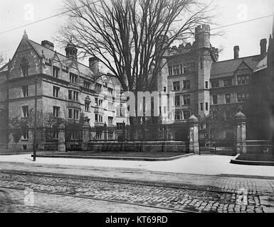 Vanderbilt Hall, Yale College, New Haven, Conn Stock Photo