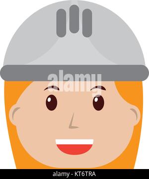 engineer or contractor icon image  Stock Vector