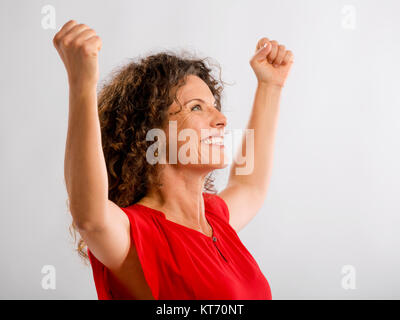 Portrait of a happy mature woman Stock Photo