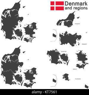 country denmark and regions Stock Photo