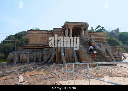 Odegal Basadi. Channarayapatna, Hassan district, Karnataka. South India Stock Photo