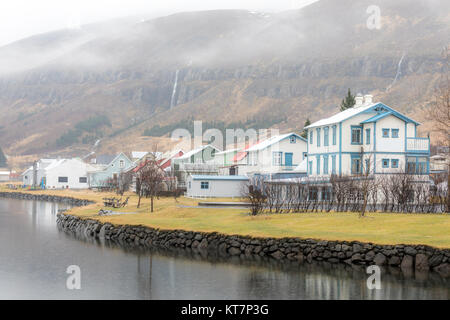 Seydisfjordur cityscape Stock Photo