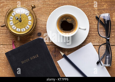 Studying  Holy Bible concept Stock Photo