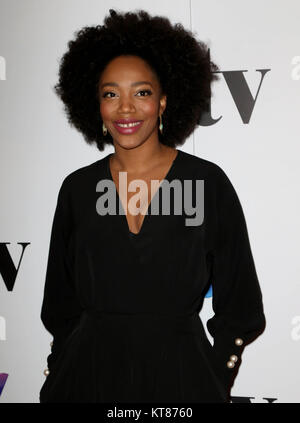 Dec 1, 2017 - Naomi Ackie attending Women in Film and Television Awards 2017 at Park Lane Hilton Hotel  in London, England, UK Stock Photo