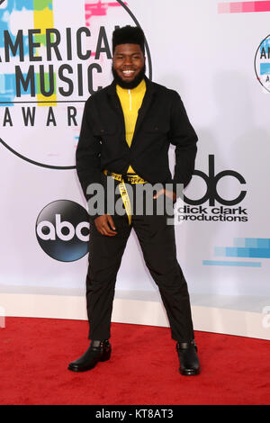 American Music Awards 2017 Arrivals at Microsoft Theater  on November 19, 2017 in Los Angeles, CA  Featuring: Khaled Where: Los Angeles, California, United States When: 20 Nov 2017 Credit: Nicky Nelson/WENN.com Stock Photo