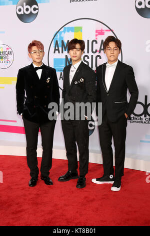 American Music Awards 2017 Arrivals at Microsoft Theater  on November 19, 2017 in Los Angeles, CA  Featuring: GOT 7 Where: Los Angeles, California, United States When: 20 Nov 2017 Credit: Nicky Nelson/WENN.com Stock Photo