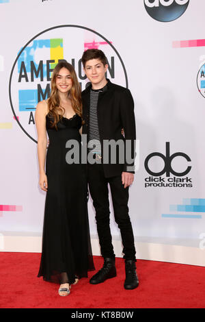 American Music Awards 2017 Arrivals at Microsoft Theater  on November 19, 2017 in Los Angeles, CA  Featuring: Sedona James, Mason Cook Where: Los Angeles, California, United States When: 20 Nov 2017 Credit: Nicky Nelson/WENN.com Stock Photo