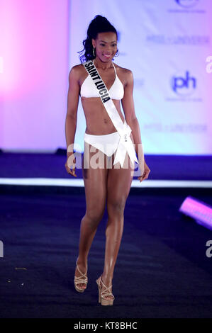 Miss Universe Preliminary Competition at Planet Hollywood Resort & Casino  Featuring: Miss Saint Lucia Where: Las Vegas, Nevada, United States When: 21 Nov 2017 Credit: Judy Eddy/WENN.com Stock Photo