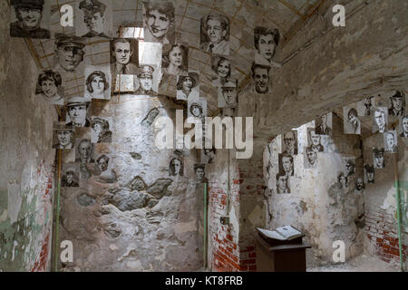 'Other Absences' by Cindy Stockton Moore art installation inside the Eastern State Penitentiary Historic Site, Philadelphia, PA, United States. Stock Photo