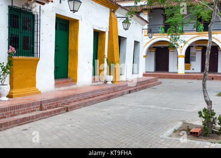 Colonial Architecture in Mompox, Colombia Stock Photo