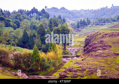 Beautiful landscape in Khasi Hills, India, Asia, Shillong Stock Photo