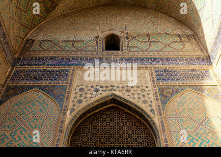 The Bibi Khanym Mosque, Samarkand, Uzbekistan Stock Photo