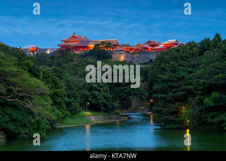 Shuri castle, a Ryukyuan gusuku in Shuri, Okinawa Stock Photo