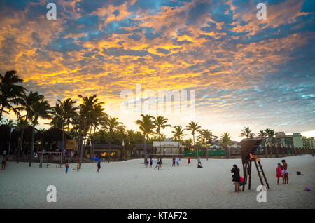 Fortaleza, Brazil, jul 8, 2017: Beach called Porto das Dunas at the Aquiraz district in Ceara Stock Photo