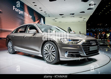 Germany New Audi Cars On Freight Trains In Ingolstadt