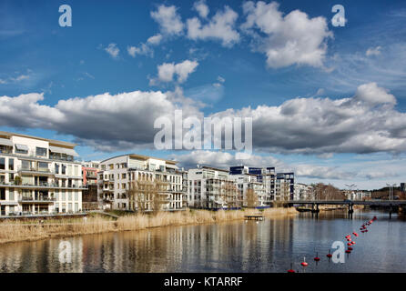 Springtime in Hammarby sjöstad Stockholm Sweden Stock Photo