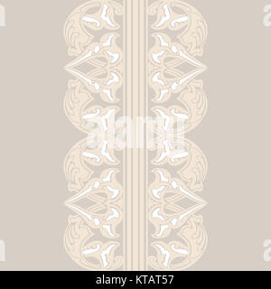Vector ornate seamless border in Eastern style Stock Photo - Alamy