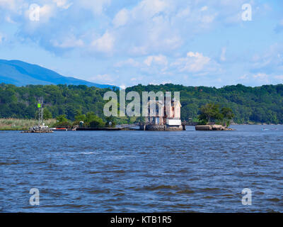 Saugerties Lighthouse, Hudson River, New York Stock Photo