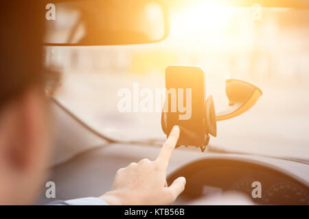 GPS Navigation Stock Photo