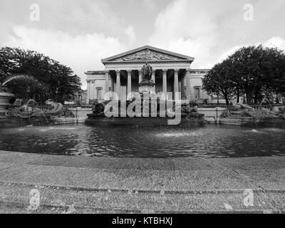 Bristol University Victoria Rooms in Bristol in black and white Stock Photo