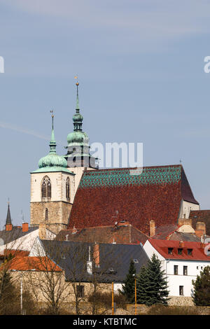 Church of St. James the Greater in Jihlava, Czech Stock Photo