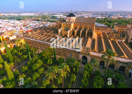 Panorama of Mezquita in Cordoba, Spain Stock Photo