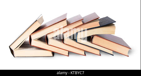 Six of nested books Stock Photo