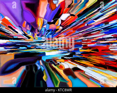 Abstract Color Pattern Stock Photo