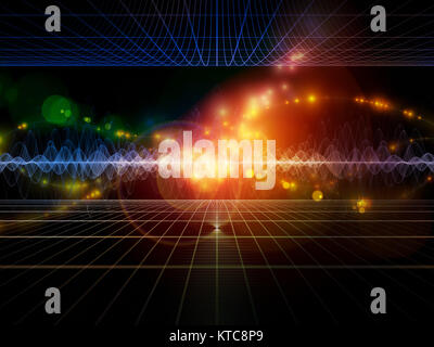 Synergies of Information Stream Stock Photo
