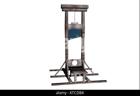 guillotine freed Stock Photo