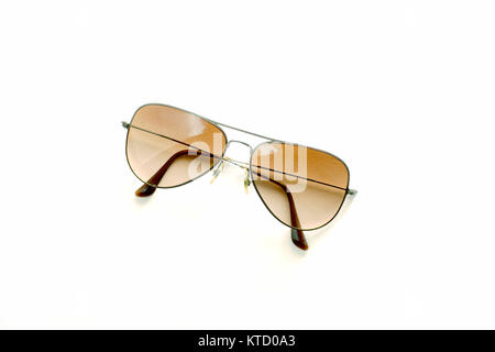 Sun glasses isolated on white background Stock Photo