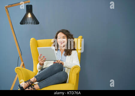 startup business, software developer working on computer at modern office Stock Photo