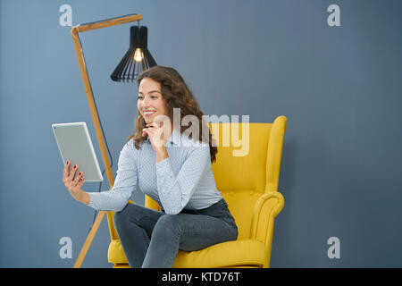 startup business, software developer working on computer at modern office Stock Photo