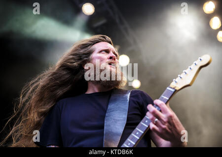 Trevor Peres of heavy metal band Obituary Stock Photo - Alamy