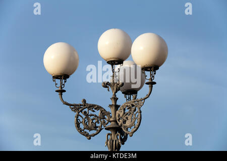 Florence-Piazza Michelangelo Street lamp Stock Photo