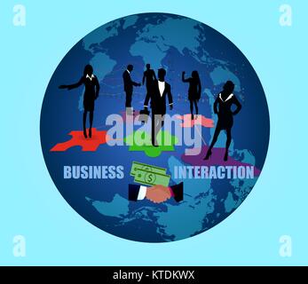 Interaction map Stock Vector Image & Art - Alamy