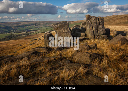 Rock formations called Kinder Stones on top of Pots 'n Pans (Pots