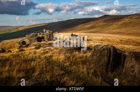 Rock formations called Kinder Stones on top of Pots 'n Pans (Pots