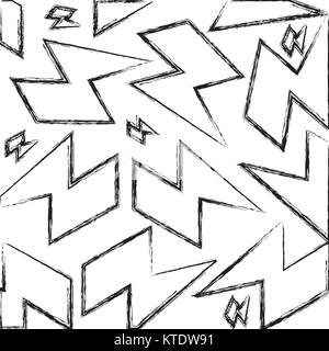 electric ray symbol pattern background vector illustration design Stock Vector