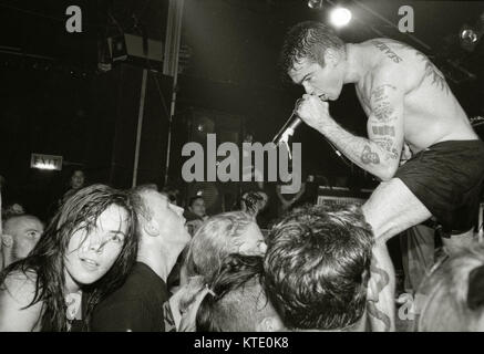 Rollins Band - led by Henry Rollins, formerly of Black Flag - perform at the Dome in London. June 30 1990. Stock Photo