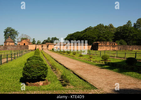 ASIA, India, Assam, Sibsagar  District, Rangpur,  Talatal Ghar, one of the grandest examples of Tai Ahom architecture Stock Photo