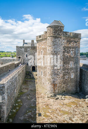 Blackness Castle, near the omonimous village in the council area of Falkirk, Scotland. Stock Photo