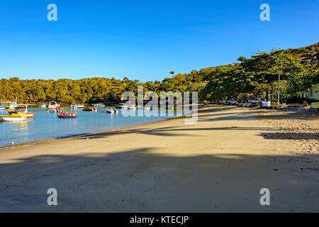One of the many beaches that make up the coast of the city of Buzios in Rio de Janeiro Stock Photo